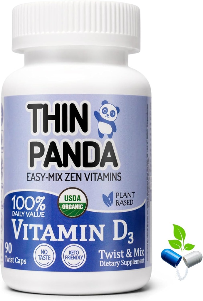 100% Organic D3-vitamiini täydentää 100% Your RDA 