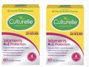 Culturelle Women's Healthy Balance Daily Probiotics for Women - Stöder Digestive, Vaginal och Immune Health, Occasional Diarrhea, Gas & Bloating - Non-GMO 60ct (2-Pack) (2)