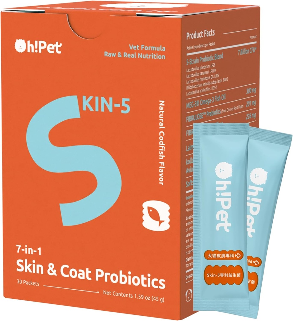 Oh! Pet® Skin & Coat Probiootit 