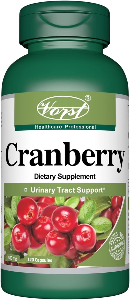 Cranberry 500mg med 12:1 Extract Ratio (6000 Raw Extract Equivalent) 120 kapslar | Healthy Urinary Tract Support | Stöder hälsosam matsmältning ...