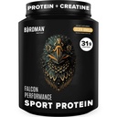 BIRDMAN Falcon Performance Vegan Protein Powder, 31g Protein, 5g Creatiini, 5g BCAA, Probiootit, Electrolyytit, Esitreenaaminen, Low Carb, Sokeriton & Dairy Free, Kasvipohjainen vaniljaproteiini -19