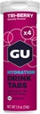 GU Energy Hydration Electrolyte Drink Tabletit, Endurance Sports Drink Running, Pyöräily, Triathlon, 4- Count (48 tarjoilua), Tri-Berry