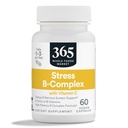 365 by Whole Foods Market, Stressi B-Complex with C-vitamiini, energia- ja hermostotuki, vegaaninen, 60 kapselia
