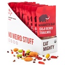 Mammoth Bar Goji Berry Trail Mix - 10 Organic Protein Baaria Prebiootti • Paleo • Gluteeniton • Munaproteiini • GMO-vapaa • Raaka • Premium Pluts