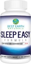 Best Earth Naturals Sleep Easy Supplement L-Theanine, GABA, 5-HTP ja enemmän 30
