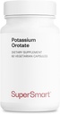 SuperSmart Potassium Orotate Supplement 450mg per dag (Förbättrad absorption) - Kalium med orotisk syra | Non-GMO & Gluten Free - 60 Vegetariska kapslar