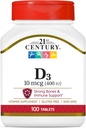 21st Century D3 400 IU tabletit, 100