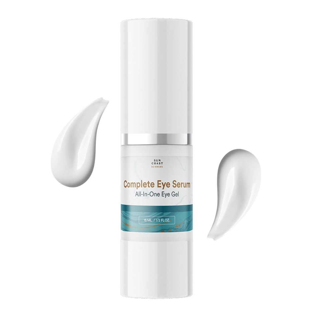 Sun Coast Sciences - Komplett Eye Serum av Dr. Mark Rosenberg för rynkreducering, åldersfläckar Fading och Under-Eye Bags Behandling (Pack of 4)