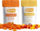 Fiksu elämän D-vitamiini 3 Bundled kanssa C-vitamiini Gummies koko perheen