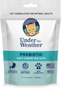 Under Vädret Pet Probiotiska Chews för katter | Främjar Normal Digestion, Balances Healthy Gut Health | 60 Star Shaped Soft Chews