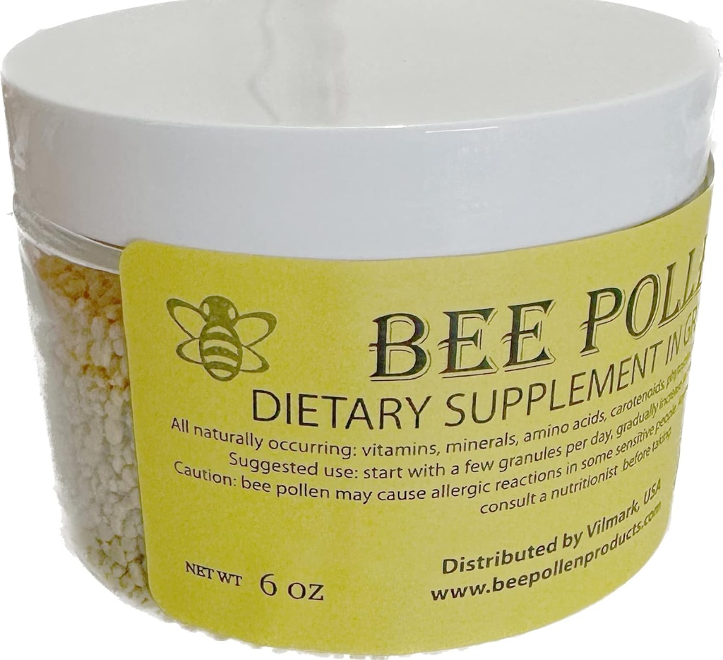 6 oz BEE Pollen 100% Pure Natural Non Processed Bee Pollen Rakeet 6 oz purkissa