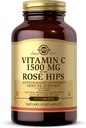 Solgar C-vitamiini 1500 mg Rose HIPS, 90 tablettia - antioksidantti ja immuuni tuki - yleinen terveys - tukee terveitä iho-ja niveliä - ei-GMO, vegaaninen, Gluteeniton, Dairy Free, Kosher - 90 tarjoilua