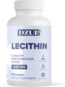 DZUL Pharman soijalesitiini 1200 mg / 100 Softgels/High Potency, Gluteeniton ja Lab-varmennettu