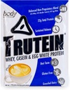 Body Nutrition Trutein High Protein Powder: 45% Whey, 45% Kaseiini, 10% Egg White, Gluteeniton, Alhainen natrium, Grass Fed Whey Protein Powder, kuntosali Supplement & Breakfast Shake, Mocha, 34g Näyte