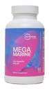 Microbiome Labs MegaMarine Omega 3 Fish Oil Supplements - Gut-Specific EPA DHA Omega 3 Supplement med DPA för Gut Health - Support Immune & Gut Barrier Function (60 Softgels)