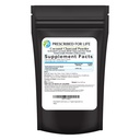 Förberedd för livet aktiverat kolpulver, Coconut Shell Charcoal Ultra Fine Husk Food Grade Powder (8 oz)