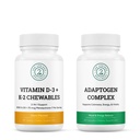 Adaptogeenikompleksi ja D3-vitamiini+K2 Purukumi