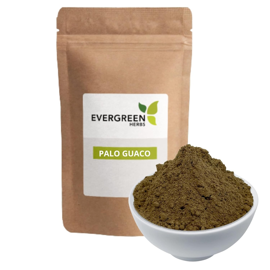 Evergreen Yrtit Palo Guaco (Powder 8 oz) - Resealable Stand Up Pouch varmistaa tuoreus!