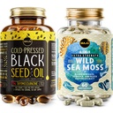 Maju Superfoods 4-i-1 Sea Moss Capsules och Black Seed Oil Capsules Bundle