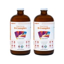 LIQUIDHEALTH Mega Energy Methodated B-Complex, aikuisten nestemäinen vitamiini täydentää - lisätä energiaa, lievittää stressiä ja väsymystä, immuuni tuki, sydämen ja suoliston terveys - valmistettu Yhdysvalloissa, Vegan, sokeriton (2 pakkaus)