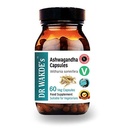 DR WAKDE's Ashwagandha -kapselit (Intian Ginseng, Withania somnifera, 60 Veg Caps, Plant-Baseed Supplement, Ayurvedic Herb, All Natural, Vegan)