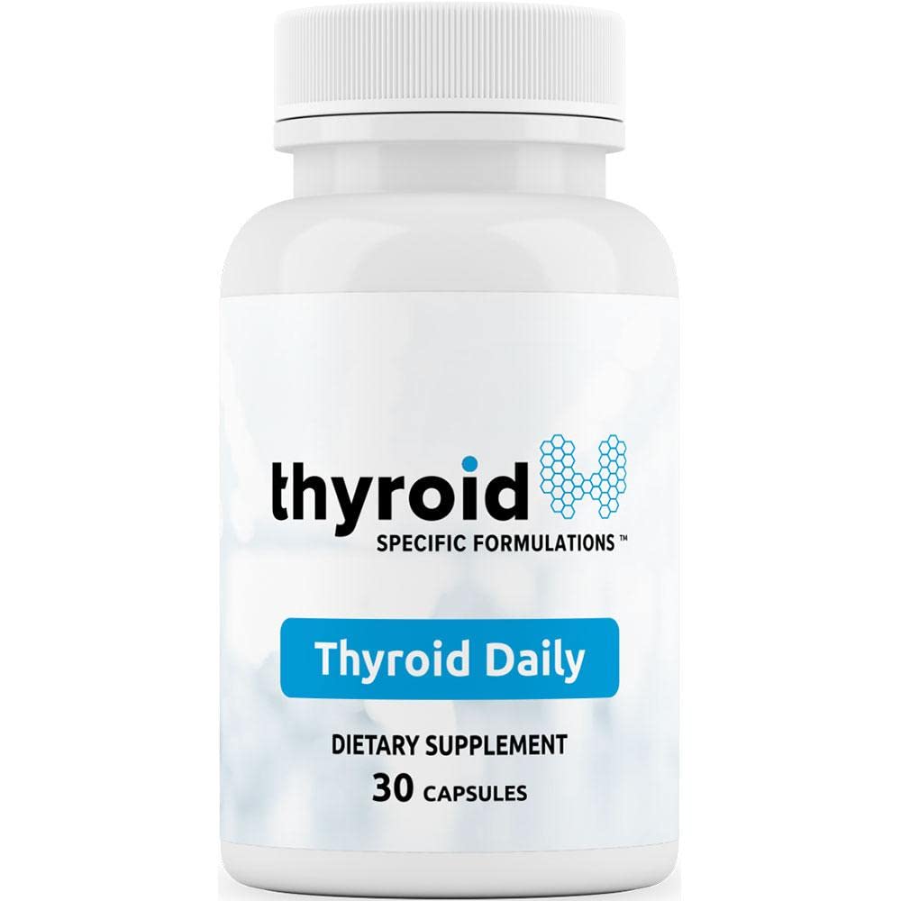 Thyroid Daily - Den första näringsämne kompletta multi designad för optimal sköldkörtelhälsa. Thyroid Daily är jodfri w / 19 Thyroid Daily Essential Nutrients för Thyroid Support.