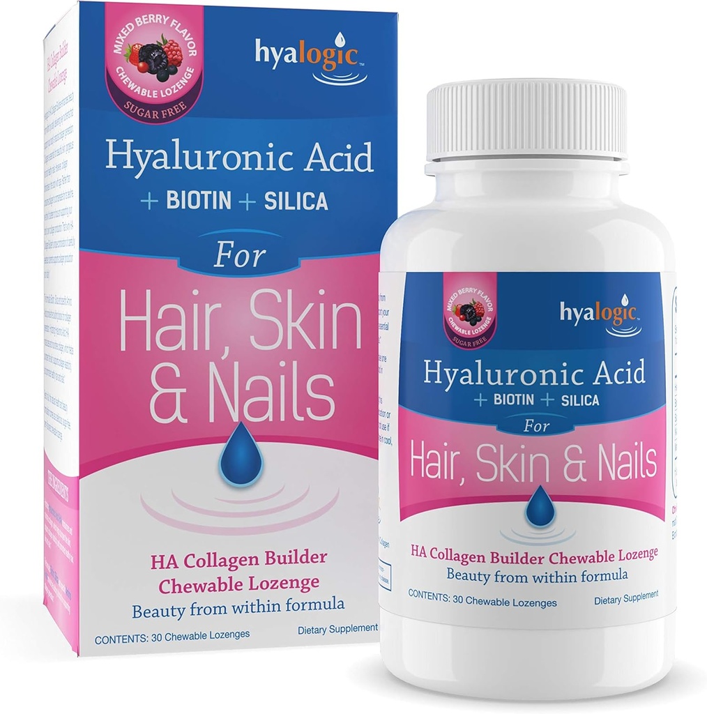 Hyalogiset hiukset Iho ja kynnet Hyaluronic Acid Collagen Builder 