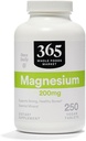 365 av Whole Foods Market, Magnesium 200mg, Vegan, 250 tabletter