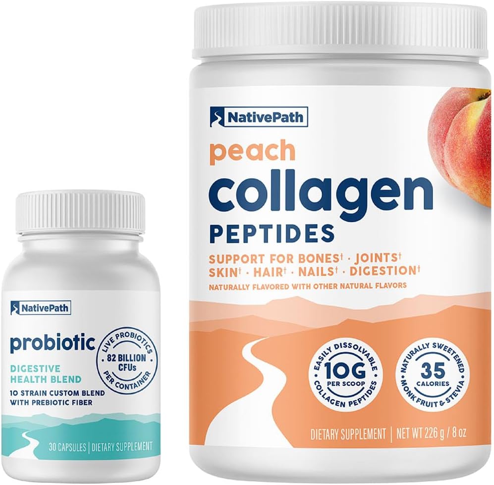 NativePath Probiootti Prime - Peach Collagen, Probiootti 30