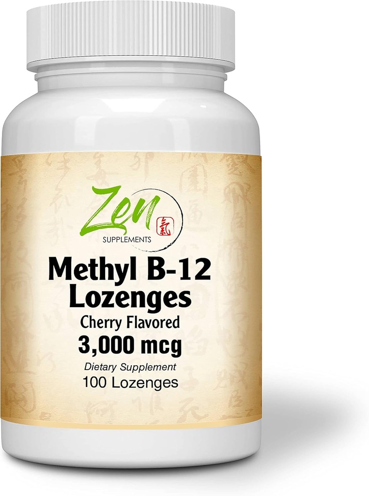 Paras metholated b12-vitamiini ja B12-vitamiini Foolihappolisällä - B-6-vitamiinilla, Foolihapolla, Biotiinillä - Tuki kardiovaskulaariterveyteen, terveeseen immuunijärjestelmään, aivojen ja hermoston toimintaan - 100 Lozenge