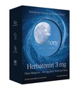 Herbatonin 3mg - Den enda naturliga växtmelatonin naturliga sömncykeln, kroppsklocka och cirkadiska rytmstöd för Jet Lag, 60 Vegankapslar (60 dagars leverans)