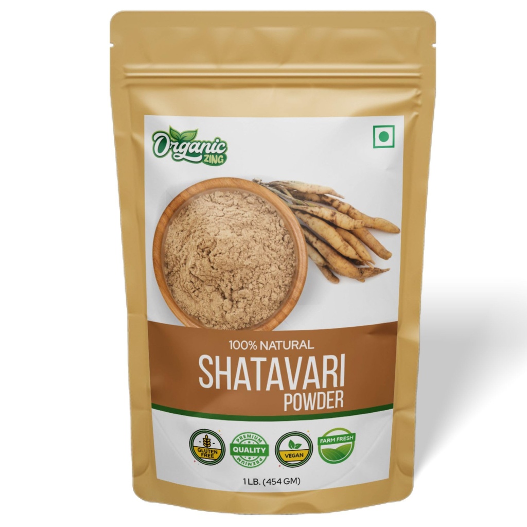 Luomu Shatavari Powder for Health 16 oz (454 g) 1 kpl pakkaus