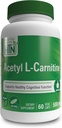 Asetyyli-L-karnitiini (500 mg, 60 kapselia)