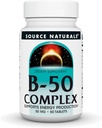 Lähde Naturals B-50 Complex, tukee energian tuotantoa* - 50 tablettia