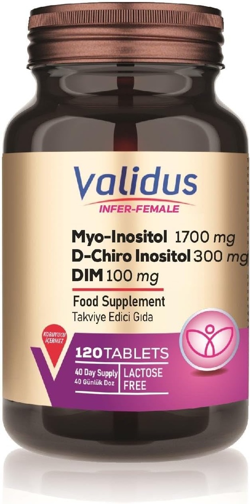 VALIDUS infer- naisen 120 tablettia