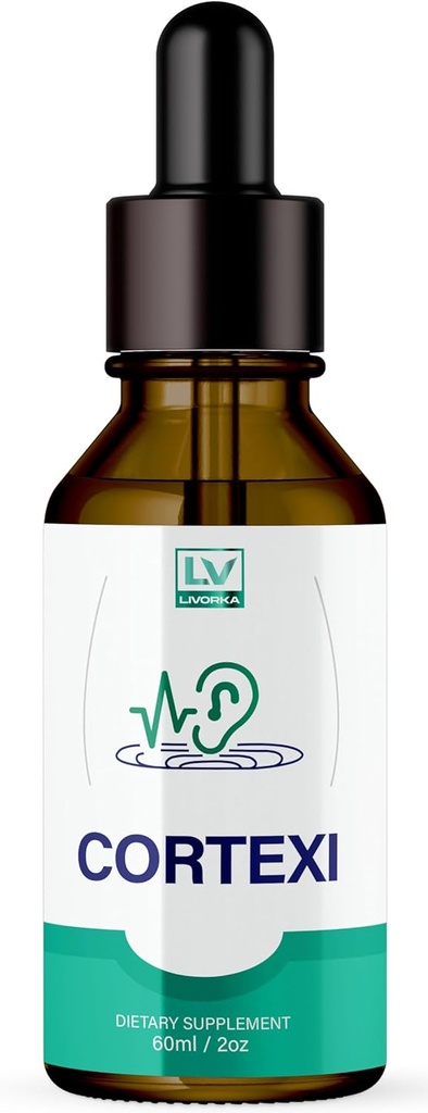 LIVORKA 1 Pack - Cortexi Drops - Cortexi Formula, Cortexi Oral, Cortexi Drops - korvan terveys, kuulon tuki, Cortexi Drops Drink, Cortexi 1 pullo 1 kuukauden, Cortexi arvostelut.