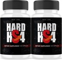 Rize labs Hard HS4 Capsules, Hard HS4 för Mäns hälsa, Hard HS4 Extra Strength Pills, Hard HS4 Male Support för Total Performance, Hard HS4 Maximal Formel Reviews (120 kapslar) (Pack of 2)