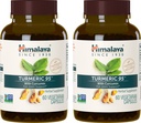 Himalaya Turmeric 95 Supplement med Curcumin / Curcuminoids, Joint and Muscle Support, Optimum Flexibility and Mobility, 600 mg, Non-GMO, Vegan, Gluten Free, 60 Capsules, 2 Pack, 60 Day Supply