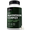 BioSchwartz Magnesium Complex Supplement (90 kapselia) 350 mg Magnesium Glycinate Citrate Malate ja Taurate Per Serving terveille hermoille Lihakset Heart Sleep Support (Vegaani, Gluteeniton, ei GMO)