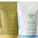 Digestive + Breath Care Bundle: Te för GERD / sur reflux / Heartburn hjälp med andningsvård från insidan ut