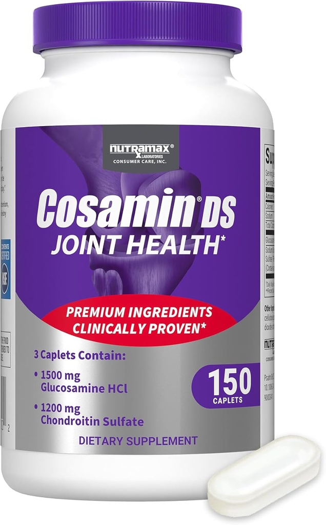 Nutramax Laboratories Cosamin® DS Joint Health Supplement with Glukosamiini & Chondroitin for Men