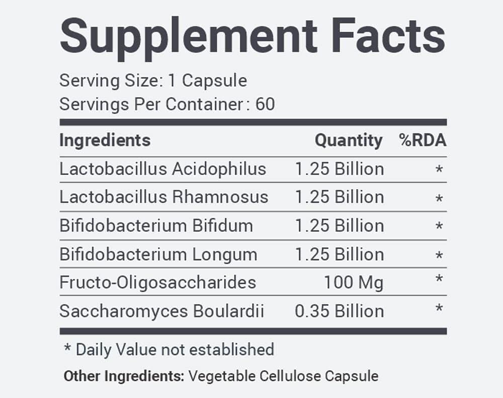 Generic Pre & Probiootit täydennysosa ... Gut Health Suljettu 06 Terveet bakteerit...