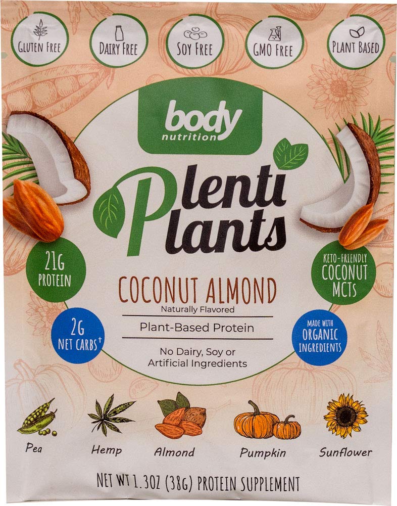 Body Nutrition PlentiPlants Plant Based Protein (Coconut manteli, 38 g)
