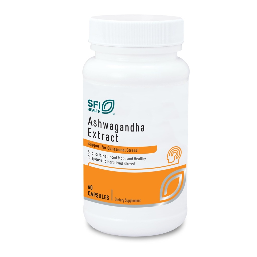 SFI Health Klaire Labs Ashwagandha Extract 300mg - Ashwagandha täydentää edistää muistia, kognitiivinen toiminta & terve stressi vaste - hypoallerginen Ashwagandha juuriuute (60 kapselia)