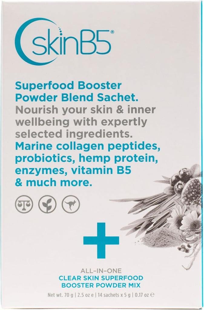 SkinB5 kirkas iho Superfood Booster 5g x 14 pussit