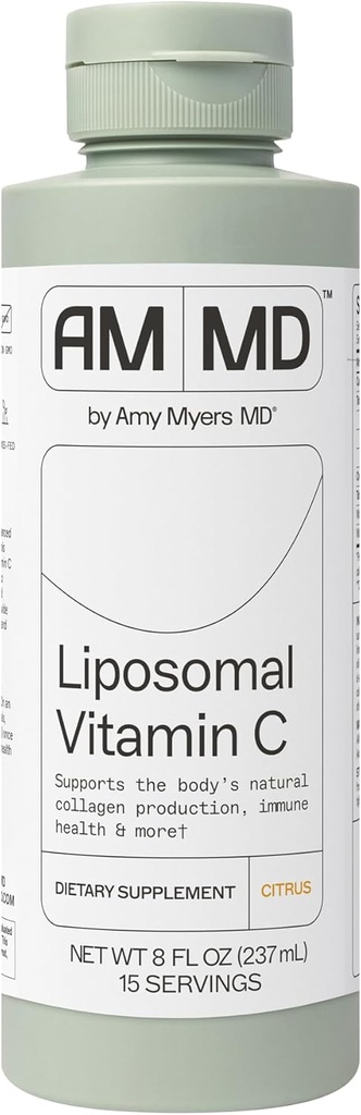 Amy Myers MD liposomaalinen C-vitamiini - ei-GMO: n korkea-asteinen absorptio täydentää immunosupport & Collagen tuotanto - Gluteeniton, ei- meijeri & ei-soy