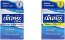 Diurex Ultimate Re-Energizing 60 Count Max kofeiini-vapaa 48 Count Maximum Strength Water Pills Bloat Relief Bundles