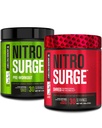 Jacked Factory Nitrosurge Esityö Green Apple & Fruit Punch Nitrosurge Silvered Thermogenic Esityö miehille ja naisille