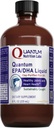 Quantum Nutrition Labs EPA/DHA Liquid - Omega 3 Fish Oil Liquid, Omega 3 Liquid Fish Oil Supplement for Adults, Joint, Heart, & Brain Health Support - 8 Fl Oz pullo