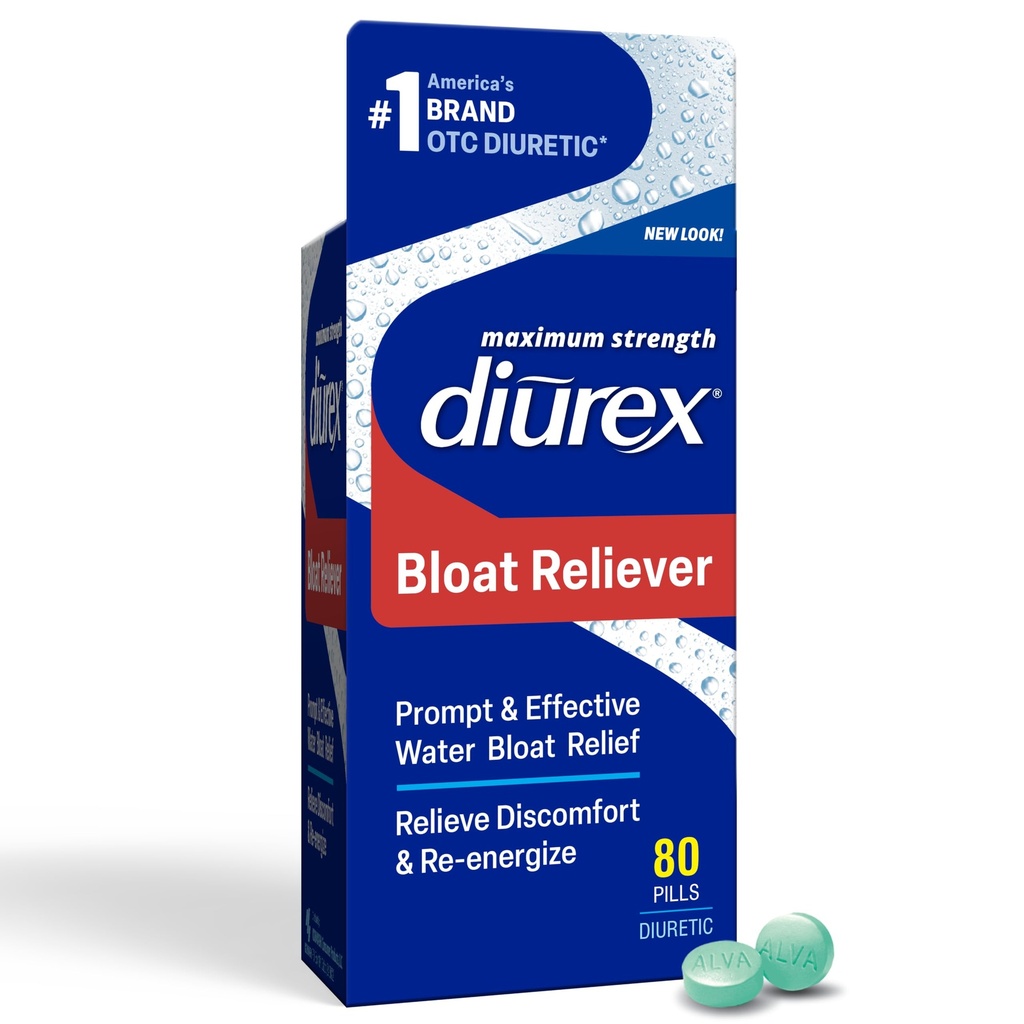 Diurex Ultra Re-Energizing vesi pillereitä - Relieve Water Bloat - Tunne parempi & vähemmän raskas - 80